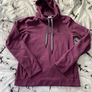 Adidas fleece cowl neck hoodie pullover small